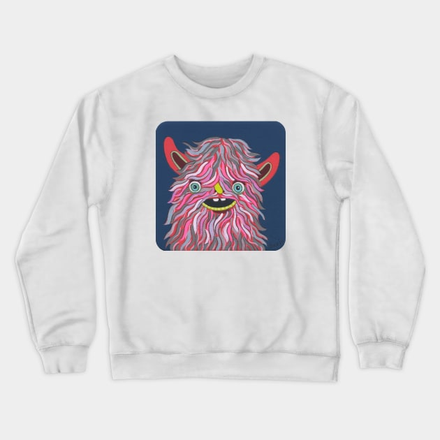 Hairy Crewneck Sweatshirt by jenniferdavisart